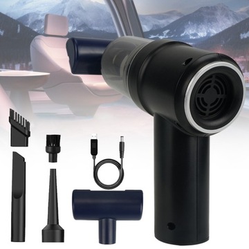 РУЧНОЙ АВТОПЫЛЕСОС МОЩНЫЙ АККУМУЛЯТОРНЫЙ СЕРЫЙ 12В 120ВТ С USB