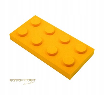 Акустическая панель БЛОК Декор САМОКЛЕЯЩАЯСЯ толщиной 25х50см. сертификаты 7 см