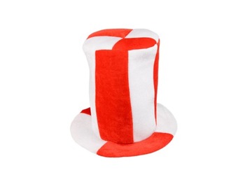Czapka kibica cylinder Biało-Czerwoni Polska
