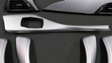 BMW F20 F21 F22 DEKORY LISTWY OZDOBNE DESKI DRZWI ALU HEXAGON KOMPLET