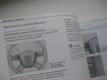 Audi A6 C6 MMI instrukcja nawigacji Audi Q7 MMI PL