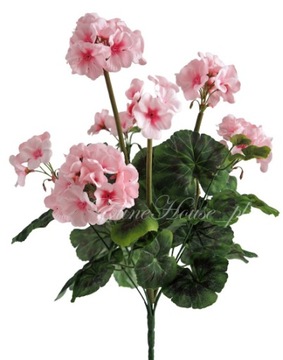 PELARGONIA SZTUCZNE PELARGONIE BUKIET ELINEHOUSE KWIATY BALKON TARAS