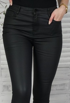 БРЮКИ ИЗ ВОЩЕНОЙ КОЖИ ЖЕНСКИЕ, МАТОВЫЕ МОДЕЛИРУЮЩИЕ СРЕДСТВА, CLASSIC 42