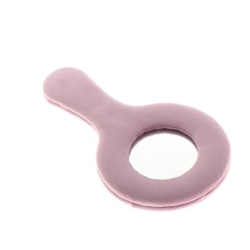 Круглое ручное зеркало в винтажном стиле