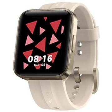 MAIMO Smartwatch FLOW Android iOS kremowy