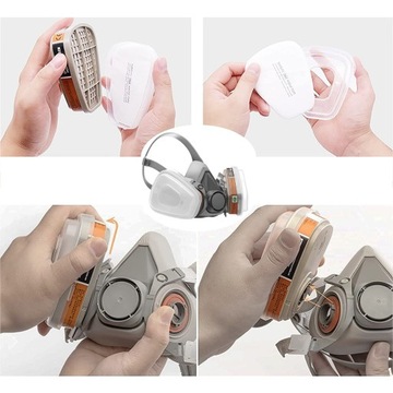 ПОЛУМАСКА PAINT MASK 6200 КОМПЛЕКТАЦИЯ