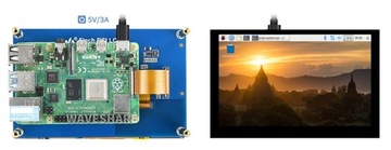 5-дюймовый емкостный сенсорный дисплей RPi DSI 800×480