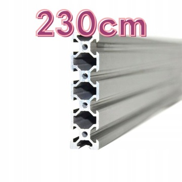 Profil aluminiowy V-Slot 20x80x230cm (srebrny)