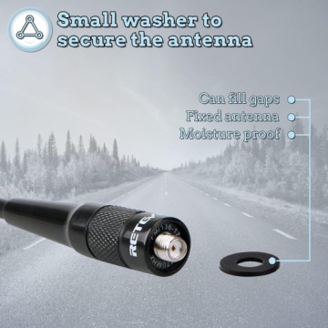 RHD771 Двухдиапазонная радиоантенна для Walkie Talkie 144/430MHz