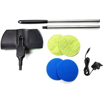 ЭЛЕКТРИЧЕСКАЯ БЕСПРОВОДНАЯ ВРАЩАЮЩАЯСЯ ШВАБРА, СКРУББЕР ДЛЯ ПОЛИРОВКИ ПОЛОВ