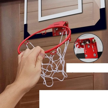 БАСКЕТБОЛЬНАЯ ДОСКА ДЛЯ ИГРЫ КОРЗИНА ЩИТ ОБОД СЕТКА МЯЧ