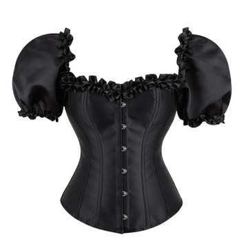 Sexy Gothic Princess Costume Short Sleeves Lace Up