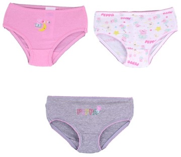 Majtki figi dziewczęce 2/3 lata Świnka Peppa 92/98 cm 3-pak