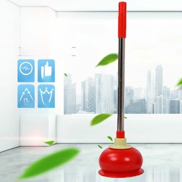 TŁOK SSĄCY DO CZYSZCZENIA MUSZUŁKI TOALETOWEJ CZERWONY UCHWYT NARZĘDZIA DO ODPROWADZANIA ŻYWICA