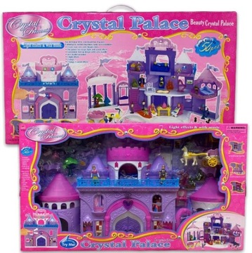 DOMEK DLA LALEK DUZY MEBLE LALKI ZAMEK Z BAJKI XXL