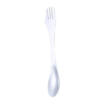 3 w 1 Spork Widelec Łyżka Nóż Camping Przybory 3 w 1 do użytku na zewnątrz Srebro