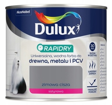 DULUX EMALIA RAPIDRY 0,4L ZIMOWA CISZA SATYNOWA