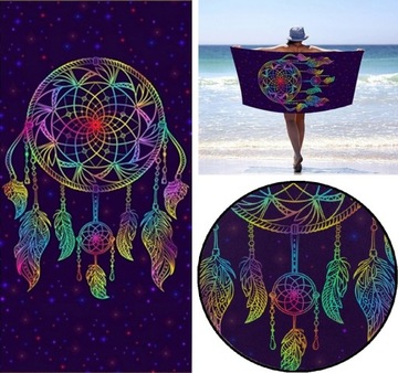 DUŻY RĘCZNIK PLAŻOWY KĄPIELOWY FLAMING SUMMER XL WZORY 70X140 CM