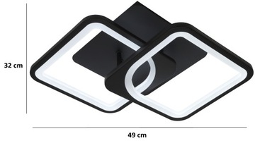 СВЕТОДИОДНАЯ КОЛЬЦЕВАЯ ЛАМПА ПОТОЛОЧНАЯ ЛАМПА СВЕТОДИОДНАЯ ПЛОСКОСТЬ + ПУЛЬТ ДИСТАНЦИОННОГО УПРАВЛЕНИЯ