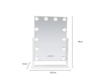 Зеркало для макияжа большое с подсветкой, Hollywood, 37x47см Livoo