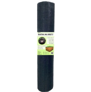 SIATKA NA KRETY PRZECIW KRETOM MOCNA 2x100m 30g/m2 +100szt KOŁKÓW