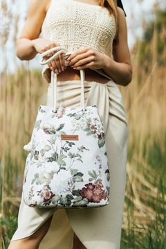 СУМКА-ШОППЕР БАГАЖНАЯ СУМКА ЦВЕТЫ САД