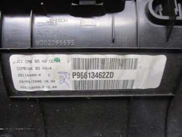 PŘÍSTROJOVÁ DESKA BUDÍKY CITROEN C4 1.6 16V 96613462ZD
