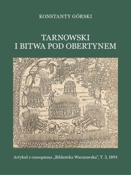 TARNOWSKI I BITWA POD OBERTYNEM KONSTANTY.. EBOOK