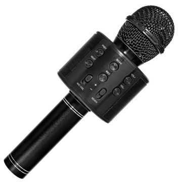 BEZPRZEWODOWY MIKROFON DLA DZIECI ZESTAW DO KARAOKE BLUETOOTH ETUI USB