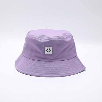 Fashion Women Bucket Hat New Candy Colors Smile