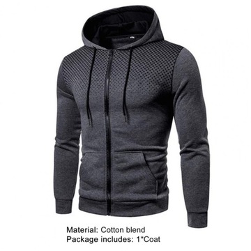 Пальто Сплошной цвет Градиент Кардиган на шнурке Капюшон