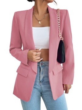 ELEGANCKA MARYNARKA damska casual ŻAKIET blezer