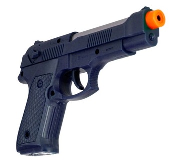 ПОЛИЦЕЙСКИЙ ПИСТОЛЕТ СО СВЕТОМ И ЗВУКОМ 3 ЦВЕТА