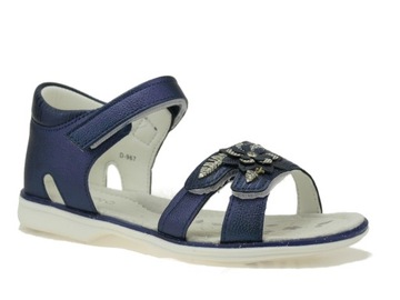 САНДАЛИИ ДЛЯ ДЕВОЧЕК ДЕТСКАЯ ОБУВЬ САНДАЛИИ НА ЗАЛИВКЕ ВНУТРИ. КОЖА S. 31