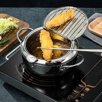 Японская стальная кастрюля для маленькой фритюрницы темпура