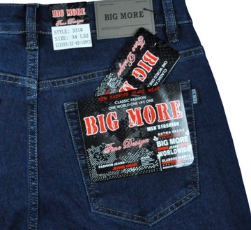 Spodnie męskie dżinsowe jeans Big More model 331 pas 100 cm 39/32