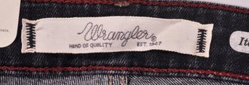 WRANGLER spodnie LOW SKINNY black jeans _ W28 L32