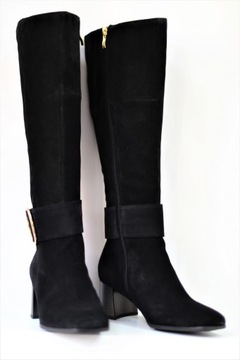 CAPRICE 25516-27 ЧЕРНЫЕ ЗАМШЕВЫЕ БОТИНКИ Размер 41