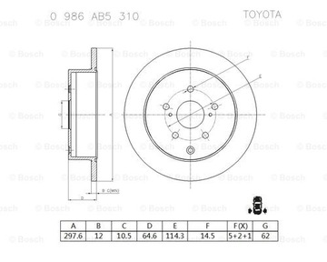 СВЕЧИ НАкаливания BOSCH CHRYSLER 300C 3.0 CRD