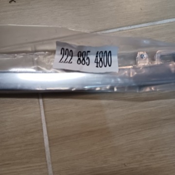 LIŠTA CHRÓM NÁRAZNÍKU PŘEDNÍ STŘEDNÍ  MERCEDES W222 TŘÍDA S MAYBACH