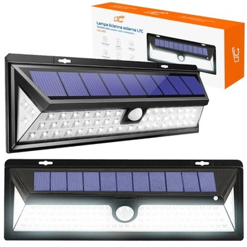 MOCNA LAMPA SOLARNA LED 24W 3 TRYBY PRAC CZUJNIK