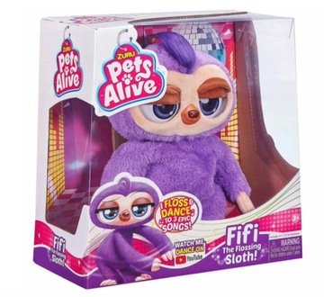 INTERAKTYWNY TAŃCZĄCY LENIWIEC ZURU PETS MASKOTKA