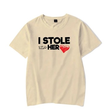I Stole Her Heart/His Last Name T Shirt Couple Mat