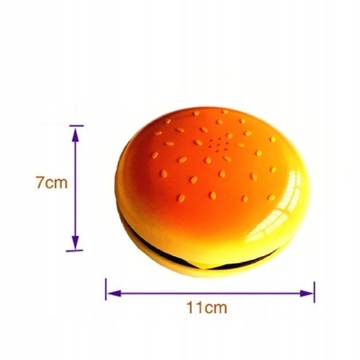 Домашний проводной телефон в форме гамбургера