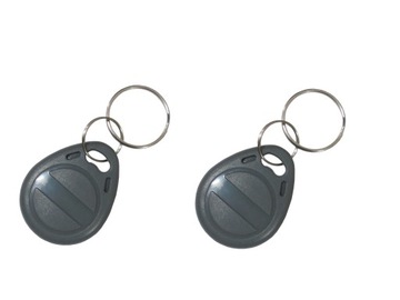 Brelok TAG RFID Unique 125kHz T5577 EM4305 programowalny szary 2 sztuki