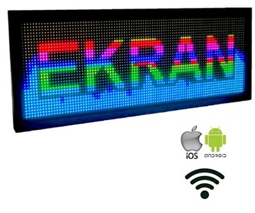 Telebim ekran led telebimy wyświetlacz led edycja smartfonem PROMOCJA