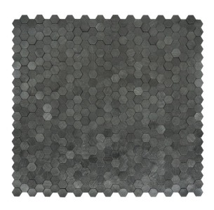 Panel ścienny dekoracyjny Hexagon 3D Czarny sztuka