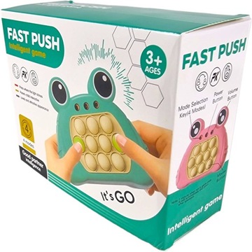 ЭЛЕКТРОННАЯ ИГРА POP IT АРКАДА АНТИСТРЕСС FROG POPIT КОНСОЛЬ