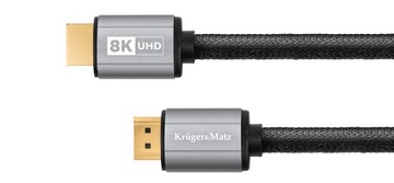 Kruger&Matz KABEL PRZEWÓD HDMI - HDMI 8K 0,9m