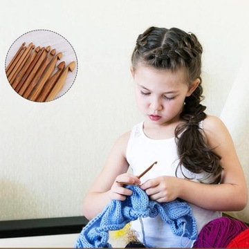 ДЕРЕВЯННАЯ ЧАШКА С КРЫШКОЙ + 12 КРЮЧКОВ ДЛЯ ВЯЗАНИЯ крючком своими руками